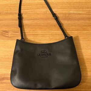Coach Midnight Black Leather Handbag
